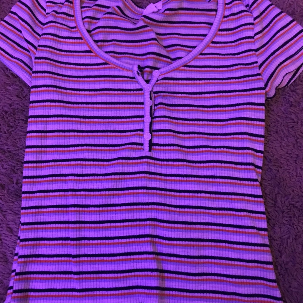 Stripped baby tee